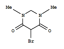 (9ci)-5-溴二氢-1,3-二甲基-4,6(1H,5h)-嘧啶二酮结构式_792855-82-4结构式 (9ci)-5-溴二氢-1,3-二甲基-4,6(1H,5h)-嘧啶二酮结构式_792855-82-4结构式