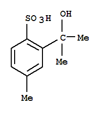 (9ci)-2-(1-羟基-1-甲基乙基)-4-甲基-苯磺酸结构式_792857-21-7结构式