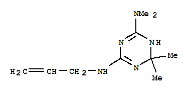 (9ci)-1,6-二氢-n,n,6,6-四甲基-n-2-丙烯基-1,3,5-三嗪-2,4-二胺结构式_792897-92-8结构式