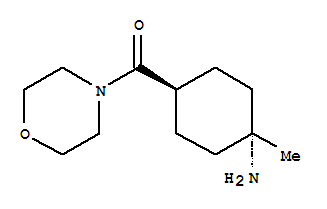 (9ci)-4-[(反式-4-氨基-4-甲基环己基)羰基]-吗啉结构式_792899-99-1结构式