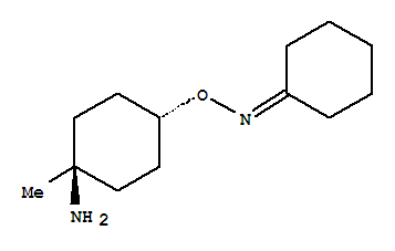 (9ci)-o-(反式-4-氨基-4-甲基环己基)环己酮肟结构式_792914-30-8结构式
