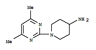 (9ci)-1-(4,6-二甲基-2-嘧啶)-4-哌啶胺结构式_792940-21-7结构式