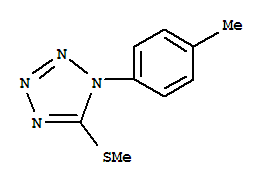 (9ci)-1-(4-甲基苯基)-5-(甲基硫代)-1H-四唑结构式_792950-12-0结构式