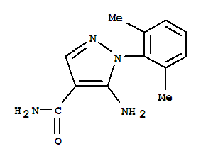 (9ci)-5-氨基-1-(2,6-二甲基苯基)-1H-吡唑-4-羧酰胺结构式_792953-05-0结构式