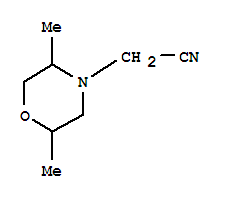 4-Morpholineacetonitrile,2,5-dimethyl-(9ci)Structure,793635-13-9Structure 4-Morpholineacetonitrile,2,5-dimethyl-(9ci) Structure,793635-13-9Structure