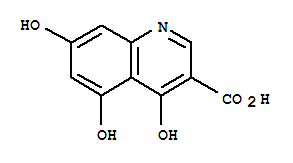 (9ci)-4,5,7-三羟基-3-喹啉羧酸结构式_79364-28-6结构式