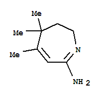 (9ci)-3,4-二氢-4,4,5-三甲基-2H-氮杂革-7-胺结构式_793650-25-6结构式