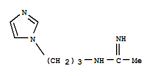 (9ci)-n-[3-(1H-咪唑-1-基)丙基]-盐酸乙脒结构式_793666-68-9结构式