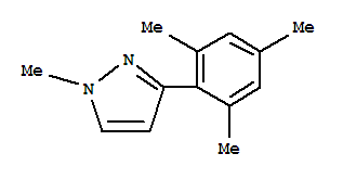 (9ci)-1-甲基-3-(2,4,6-三甲基苯基)-1H-吡唑结构式_793681-28-4结构式