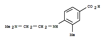 (9ci)-4-[[2-(二甲基氨基)乙基]氨基]-3-甲基-苯甲酸结构式_794457-78-6结构式