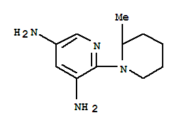 (9ci)-2-(2-甲基-1-哌啶基)-3,5-吡啶二胺结构式_794471-62-8结构式