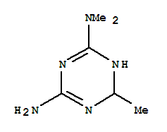 (9ci)-1,6-二氢-n,n,6-三甲基-,(-)-1,3,5-三嗪-2,4-二胺结构式_794495-43-5结构式