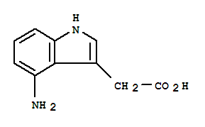 (9ci)-4-氨基-1H-吲哚-3-乙酸结构式_79473-07-7结构式