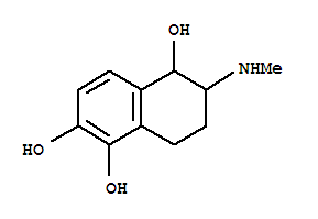 (9ci)-5,6,7,8-四氢-6-(甲基氨基)-1,2,5-萘三醇结构式_79498-67-2结构式