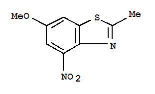 (4ci)-6-甲氧基-2-甲基-4-硝基-苯并噻唑结构式_796073-49-9结构式
