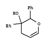 (9ci)-3-乙基-3,4-二氢-2-苯基-2H-吡喃-3-醇结构式_796076-93-2结构式