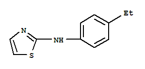 (9ci)-n-(4-乙基苯基)-2-噻唑胺结构式_796078-94-9结构式