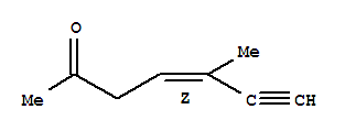 (z)-(9ci)-5-甲基-4-庚烯-6-炔-2-酮结构式_79644-31-8结构式