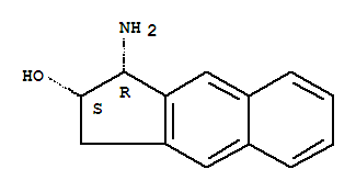 (1r,2s)-rel-(9ci)-1-氨基-2,3-二氢-1H-苯[f]茚-2-醇结构式_796849-42-8结构式