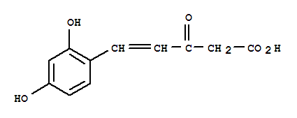 (4ci)-5-(2,4-二羟基苯基)-3-氧代-4-戊烯酸结构式_797035-12-2结构式