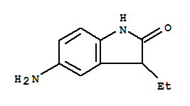 (9ci)-5-氨基-3-乙基-1,3-二氢-2H-吲哚-2-酮结构式_797051-98-0结构式