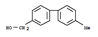 (4-甲基联苯-4-基)-甲醇结构式_79757-92-9结构式