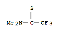2,2,2-三氟-N,N-二甲基-乙烷硫代酰胺结构式_79770-08-4结构式
