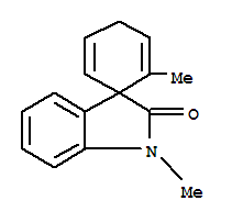 (9ci)-1,2-二甲基-螺[2,5-环己二烯-1,3-[3h]吲哚]-2(1h)-酮结构式_797762-34-6结构式