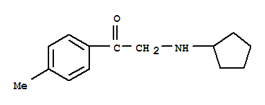(9ci)-2-(环戊基氨基)-1-(4-甲基苯基)-乙酮结构式_797769-50-7结构式