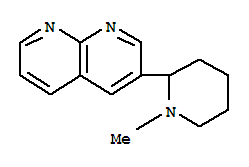 (9ci)-3-(1-甲基-2-哌啶基)-1,8-萘啶结构式_797785-82-1结构式