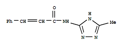 (9ci)-n-(5-甲基-1H-1,2,4-噻唑-3-基)-3-苯基-2-丙酰胺结构式_797797-37-6结构式