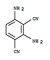 2,4-二氨基-1,3-苯二甲腈结构式_79780-64-6结构式