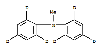 N-甲基二苯胺-D6结构式_79825-74-4结构式