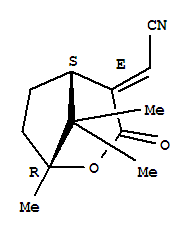 (2e)-(9ci)-[(1r,5s)-1,8,8-三甲基-3-氧代-2-噁双环[3.2.1]oct-4-基]-乙腈结构式_798554-33-3结构式