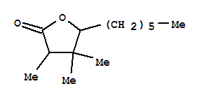 (9ci)-5-己基二氢-3,4,4-三甲基-2(3H)-呋喃酮结构式_799268-18-1结构式