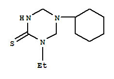 (9ci)-5-环己基-1-乙基四氢-1,3,5-三嗪-2(1h)-硫酮结构式_799778-65-7结构式