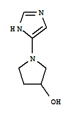 3-Pyrrolidinol, 1-(1h-imidazol-4-yl)-(9ci) Structure