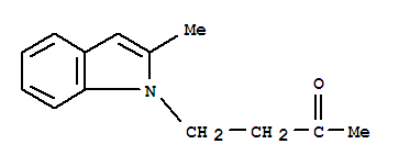 (4ci)-4-(2-甲基-1-吲哚基)-2-丁酮结构式_800377-30-4结构式
