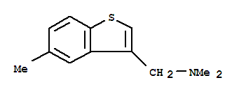 (8ci)-n,n,5-三甲基-苯并[b]噻吩-3-甲胺结构式_801139-70-8结构式
