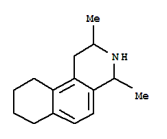(8ci)-1,2,3,4,7,8,9,10-八氢-2,4-二甲基-苯[f]异喹啉结构式_801144-21-8结构式
