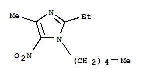 (8ci)-2-乙基-4-甲基-5-硝基-1-戊基-咪唑结构式_801166-12-1结构式