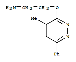 (8CI)-3-(2-氨基乙氧基)-4-甲基-6-苯基吡嗪结构式_801203-46-3结构式