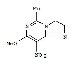 (8ci)-2,3-二氢-7-甲氧基-5-甲基-8-硝基-咪唑并[1,2-c]嘧啶结构式_801210-93-5结构式