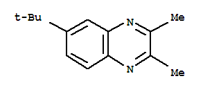 (8ci)-6-叔丁基-2,3-二甲基喹噁啉结构式_801216-31-9结构式