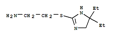 (8ci)-2-[(2-氨基乙基)硫代]-4,4-二乙基-2-咪唑啉结构式_801993-55-5结构式