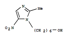 (8ci)-2-甲基-5-硝基-咪唑-1-己醇结构式_801993-67-9结构式