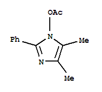 (8ci)-1-乙酰氧基-4,5-二甲基-2-苯基-咪唑结构式_802026-86-4结构式