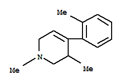 (8CI)-1,2,3,6-四氢-1,3-二甲基-4-邻甲苯-吡啶结构式_802028-39-3结构式
