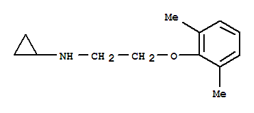 (8ci)-n-[2-(2,6-二甲苯基氧基)乙基]-环丙胺结构式_802266-04-2结构式