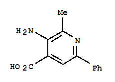 (8CI)-3-氨基-2-甲基-6-苯基异烟酸结构式_802275-01-0结构式